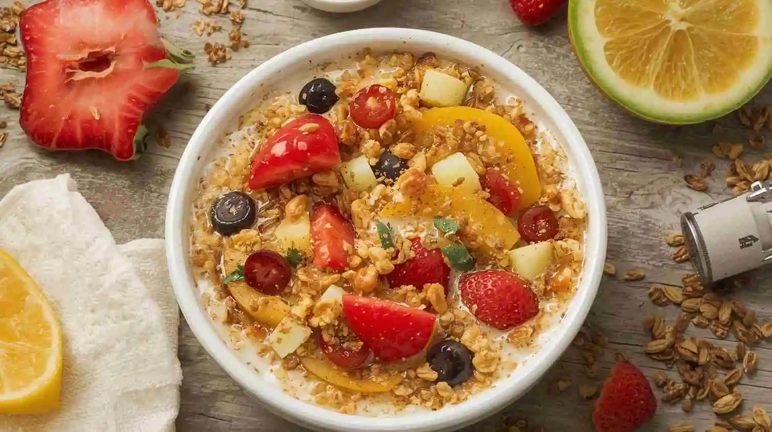 Fruit and Maple Oatmeal
