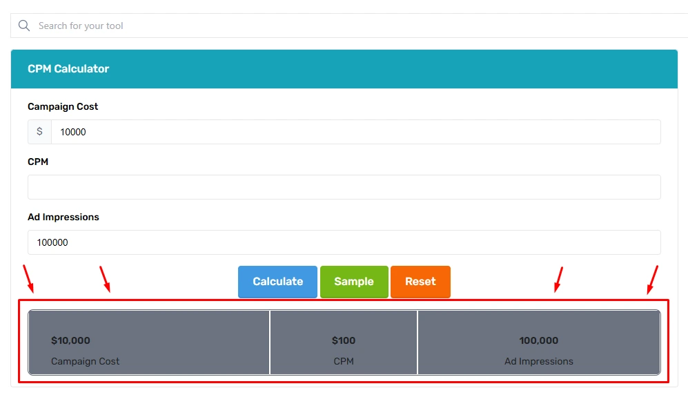 Best CPM Calculator
