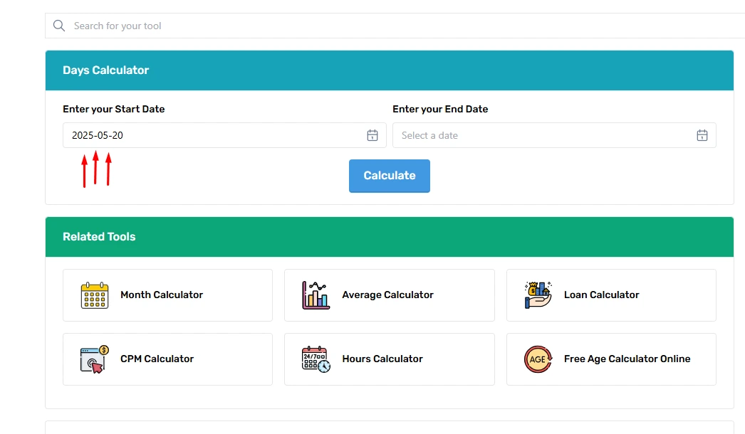 Days Calculator
