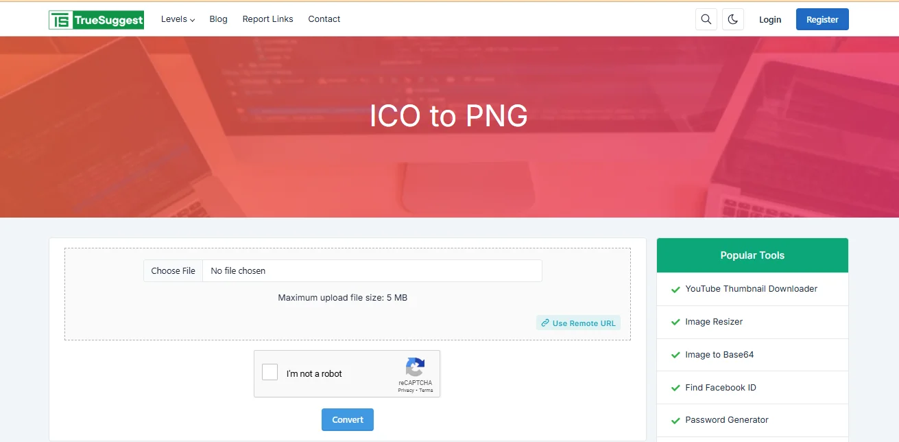 ICO TO PNG