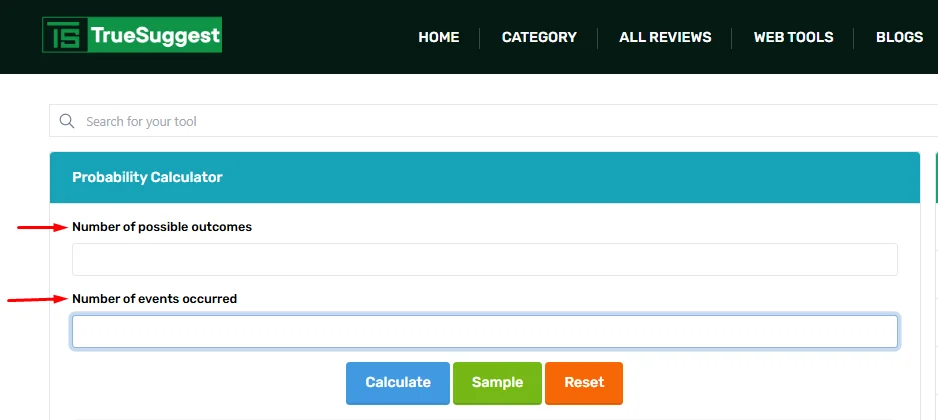 Use Probability Calculator