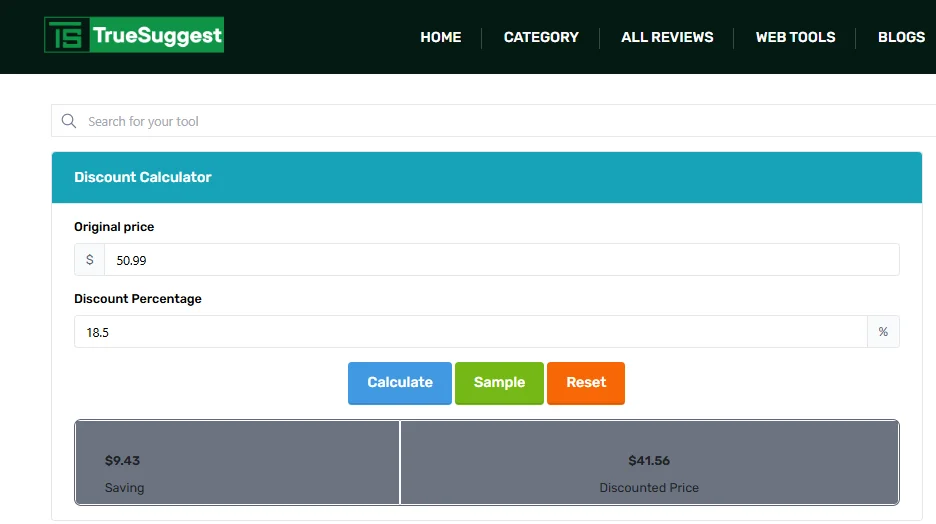 What is Discount Calculator